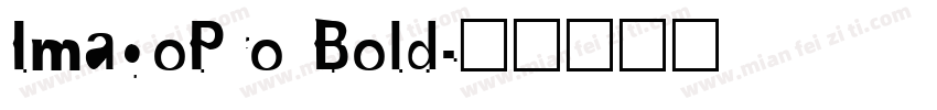 ImagoPro Bold字体转换